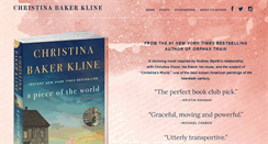 Desktop Screenshot of christinabakerkline.com