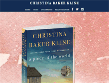 Tablet Screenshot of christinabakerkline.com